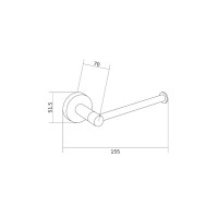 Держатель для туалетной бумаги VBI VENUS GOLD