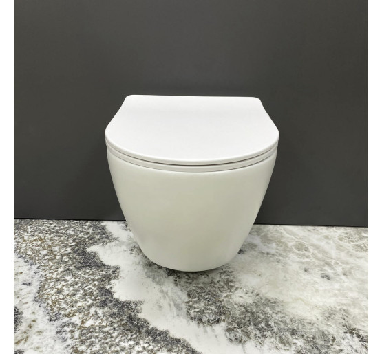 Підвісний унітаз VBI VULCANO WHITE MATT