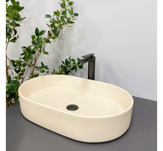 Умивальник (раковина) VBI VERONA 70 BEIGE MATT накладний