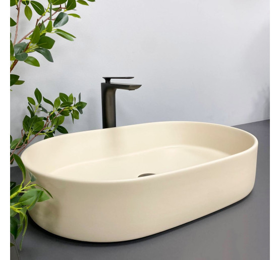 Умивальник (раковина) VBI VERONA 70 BEIGE MATT накладний