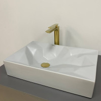 Умивальник (раковина) VBI TROIA M GREY MATT накладний