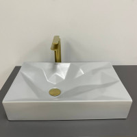 Умивальник (раковина) VBI TROIA M GREY MATT накладний