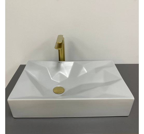 Умивальник (раковина) VBI TROIA M GREY MATT накладний