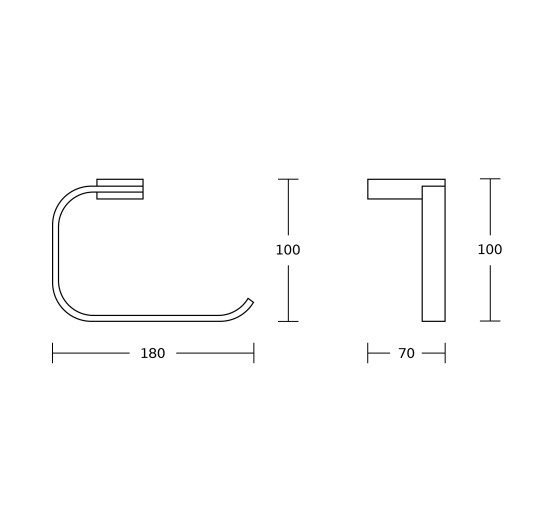 Тримач для туалетного паперу VBI NEPTUNE BLACK
