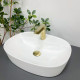 Умывальник (раковина) VBI AGORDO M WHITE накладной