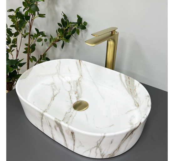 Умивальник (раковина) VBI VERONA 50 AIAX GLOSSY накладний