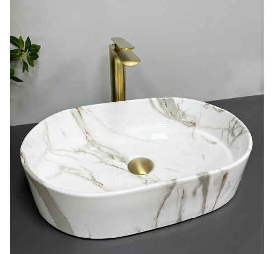 Умивальник (раковина) VBI VERONA 50 AIAX GLOSSY накладний