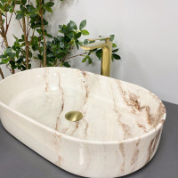 Умивальник (раковина) VBI VERONA 60 ONYX GLOSSY накладний