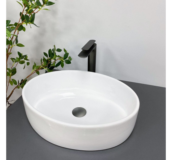 Умивальник (раковина) VBI CEFALU WHITE накладний