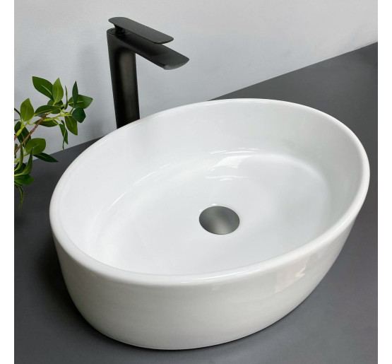Умивальник (раковина) VBI CEFALU WHITE накладний