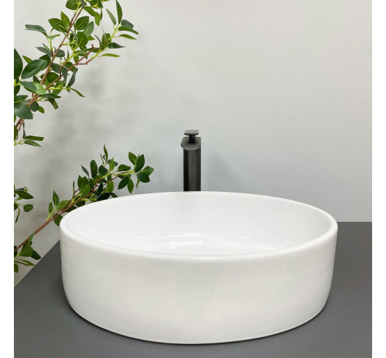 Умивальник (раковина) VBI CEFALU WHITE накладний