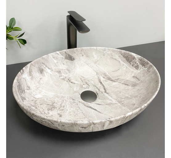 Умывальник (раковина) VBI LIVORNO STONE MATT накладной