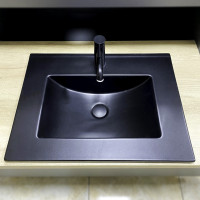 Умивальник (раковина) VBI FERRARA 60 BLACK MATT врізний