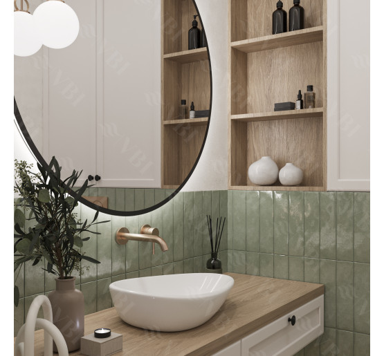 Умивальник (раковина) VBI TRENTO 55 WHITE накладний