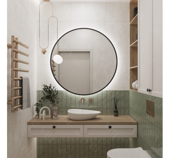 Умивальник (раковина) VBI TRENTO 55 WHITE накладний