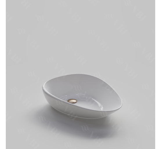 Умивальник (раковина) VBI TRENTO 55 WHITE накладний