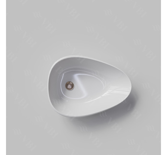 Умивальник (раковина) VBI TRENTO 55 WHITE накладний