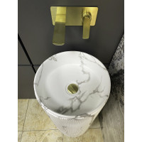 Умивальник (раковина) VBI TARANTO MARMO MATT підлоговий