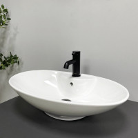 Умивальник (раковина) VBI CAROVILLI WHITE накладний