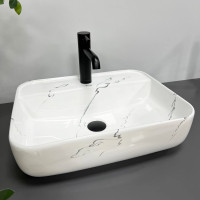 Умывальник (раковина) VBI RAGUSA MARMO GLOSSY накладной