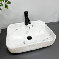 Умивальник (раковина) VBI RAGUSA MARMO GLOSSY накладний