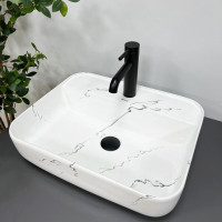 Умивальник (раковина) VBI RAGUSA MARMO GLOSSY накладний