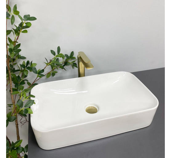 Умывальник (раковина) VBI TREVI WHITE накладной