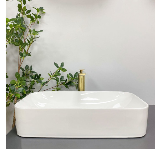 Умывальник (раковина) VBI TREVI WHITE накладной