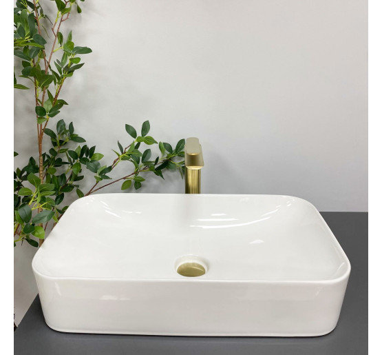 Умывальник (раковина) VBI TREVI WHITE накладной