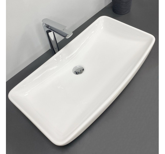 Умывальник (раковина) VBI SILVI 70 WHITE накладной