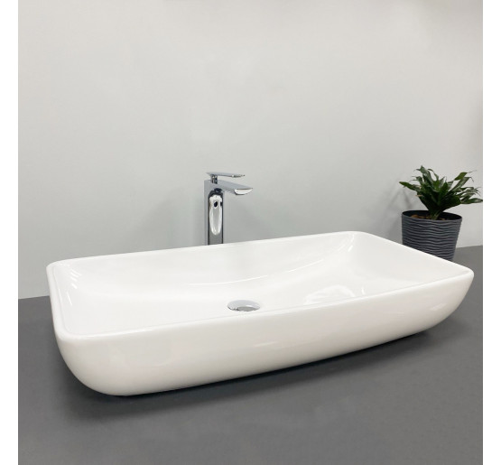 Умывальник (раковина) VBI SILVI 70 WHITE накладной