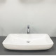 Умывальник (раковина) VBI SILVI 70 WHITE накладной
