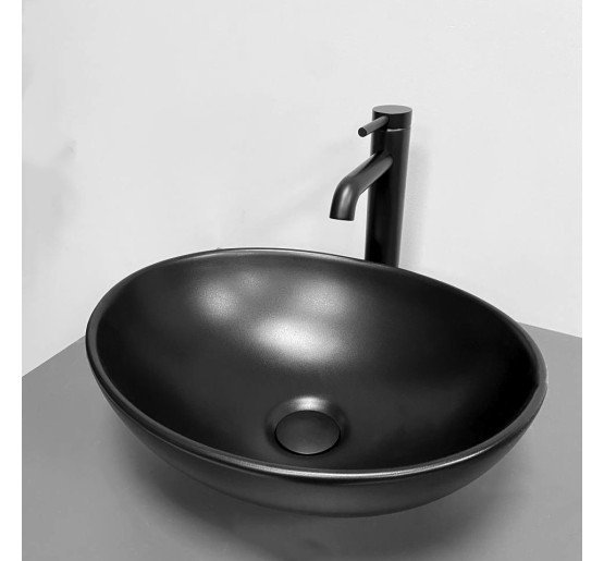 Умивальник (раковина) VBI PARMA BLACK MATT накладний