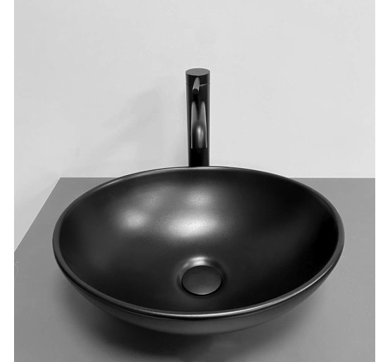Умивальник (раковина) VBI PARMA BLACK MATT накладний