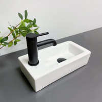 Умивальник (раковина) VBI KOMO R WHITE накладний підвісний