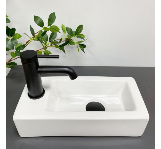 Умивальник (раковина) VBI KOMO R WHITE накладний підвісний