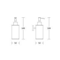 Дозатор для рідкого мила VBI QUADRO GOLD