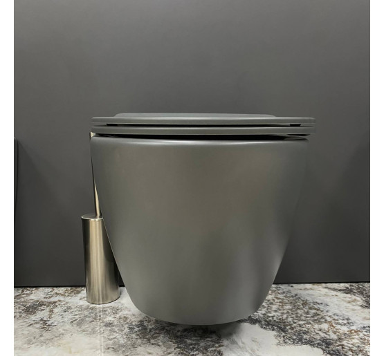 Підвісний унітаз VBI VULCANO GREY MATT