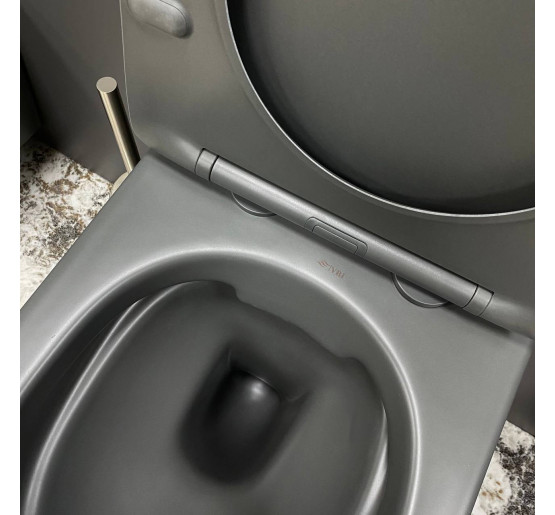 Підвісний унітаз VBI VULCANO GREY MATT