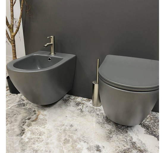 Підвісний унітаз VBI VULCANO GREY MATT