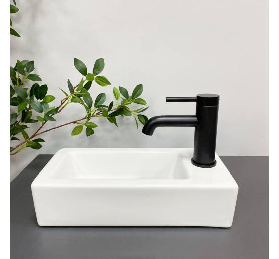 Умивальник (раковина) VBI KOMO L WHITE накладний підвісний