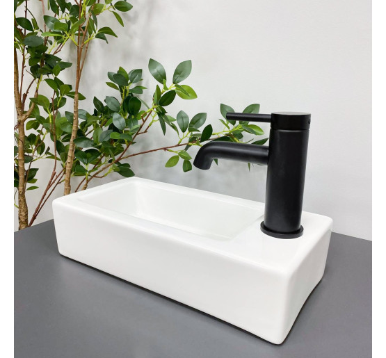 Умивальник (раковина) VBI KOMO L WHITE накладний підвісний