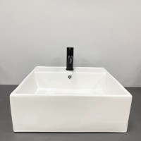 Умивальник (раковина) VBI TERAMO WHITE накладний підвісний