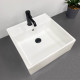 Умивальник (раковина) VBI TERAMO WHITE накладний підвісний