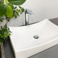 Умывальник (раковина) VBI VIAREGGIO WHITE накладной