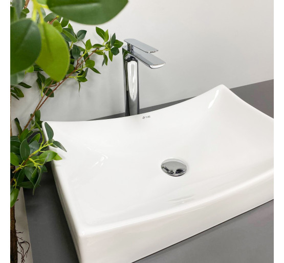 Умивальник (раковина) VBI VIAREGGIO WHITE накладний