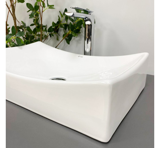 Умивальник (раковина) VBI VIAREGGIO WHITE накладний