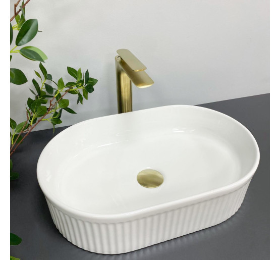 Умивальник (раковина) VBI BIELLA WHITE накладний