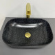 Умивальник (раковина) VBI RAVENNA SPACE BLACK MATT накладний