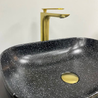 Умивальник (раковина) VBI RAVENNA SPACE BLACK MATT накладний